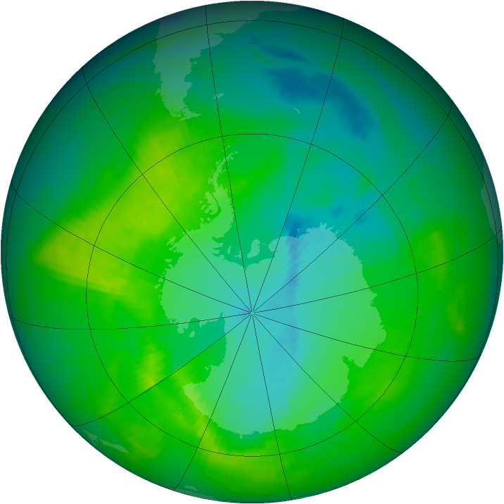 Ozone Map 1983-11-11